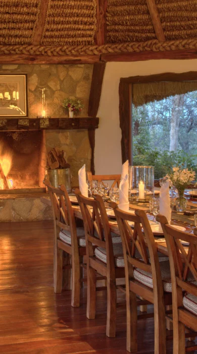 Lodge dining area