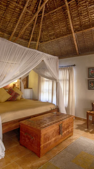 chui lodge kenya bedroom yellow zebra safaris