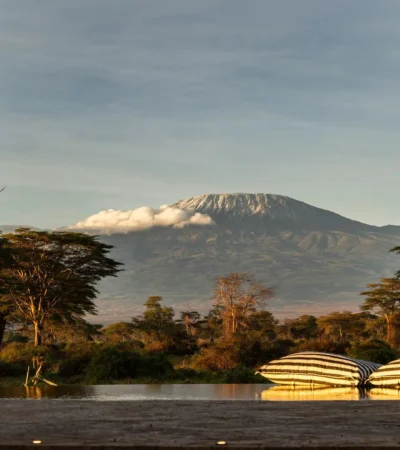 View Kilimanjaro, Angama Amboseli, The Chyulu Hills, Kenya