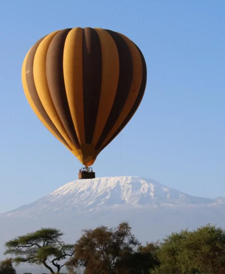 Hot Air Ballooning, Angama Amboseli, The Chyulu Hills, Kenya