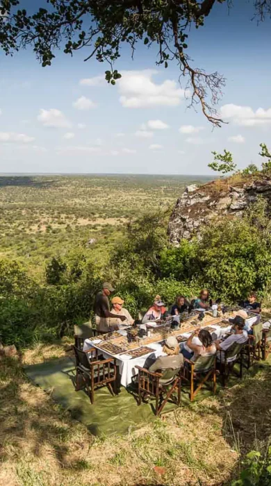 camp dining, siruai mobile camp, laikipia, kenya