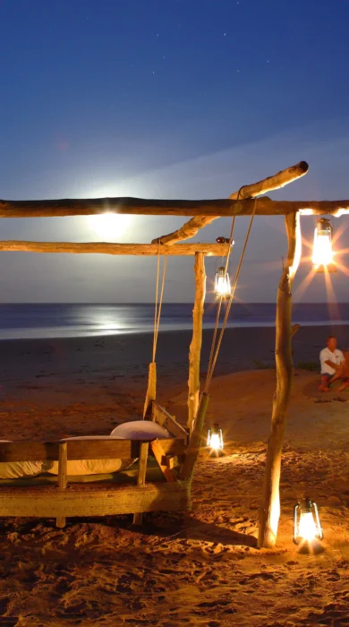swing bed, che shale, malindi and watamu beach, kenya