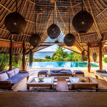 Lounge And Pool, Alfajiri Villas, Kenya