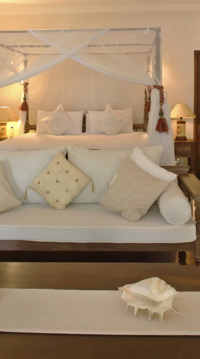 almanara boutique bedroom area balcony kenya yellow zebra safaris
