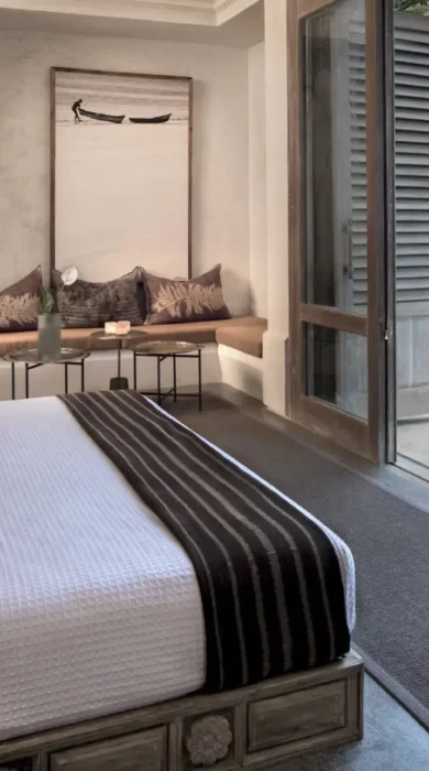 Luxury bedroom with view, Sirai Beach, Kenya