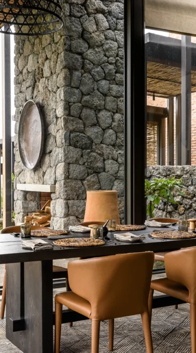 Singita Kwitonda Lodge Dining Area 3 rwanda yellow zebra safaris