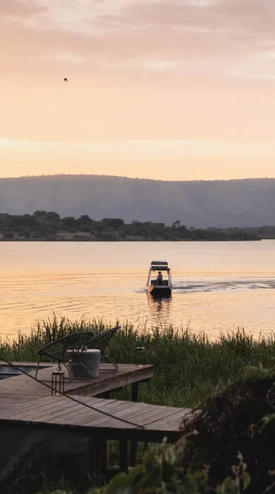 Sundowners, Magashi, Akagera National Park, Rwanda