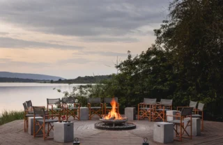 Firepit, Magashi, Akagera National Park, Rwanda