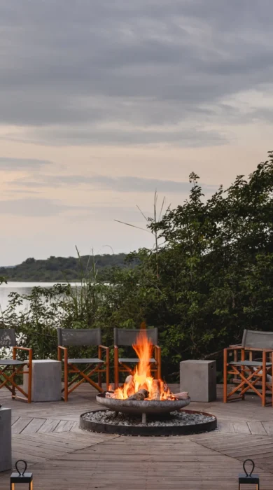 Firepit, Magashi, Akagera National Park, Rwanda
