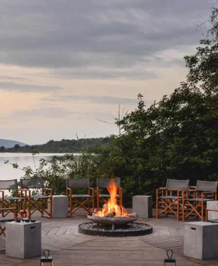 Firepit, Magashi, Akagera National Park, Rwanda