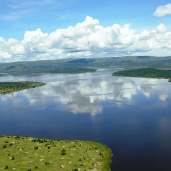 akagera national park lake, rwanda safari vacations