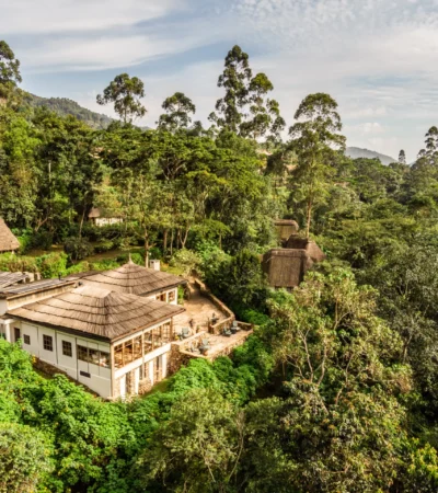 Aerial, Bwindi Lodge, Queen Elizabeth Np, Uganda