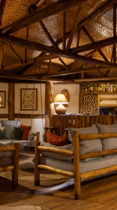 Main area, Buhoma Lodge, Bwindi, Uganda