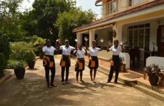 staff, karibu guesthouse, entebbe, uganda