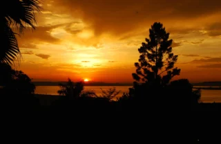 entebbe town at sunset, uganda safaris, africa holidays