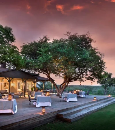 sundown dining, and beyond kirkmans kamp, south africa