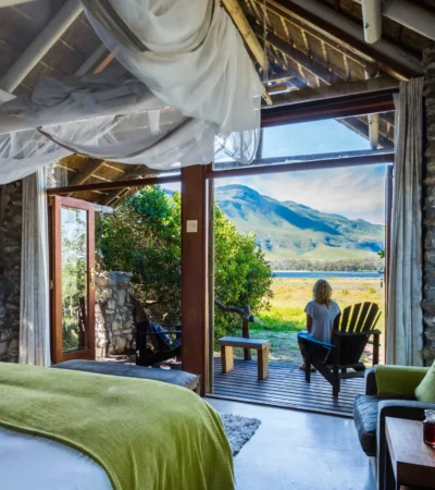 Mosaic Private Sanctuary Lagoon Lodge bedroom view