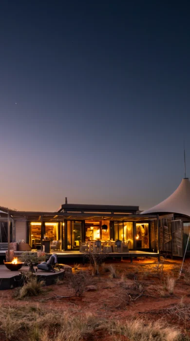 Exterior, Loapi Tented Camp, Tswalu Kalahari, South Africa