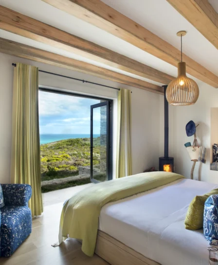 Morukuru Ocean House bedroom with view