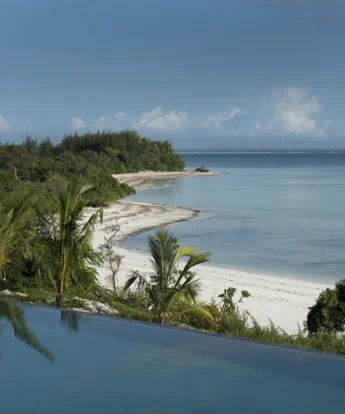 Zanzibar beach and pool
