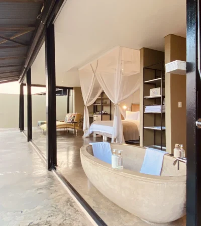 bathroom viewpoint, the outpost kruger, kruger national park, south africa