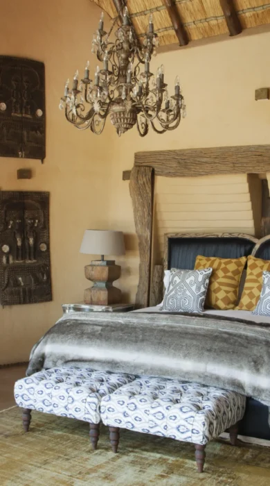 Molori safari lodge bed room