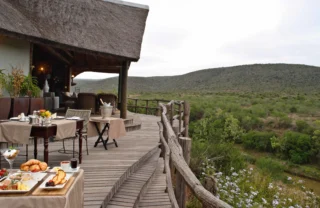 Kwandwe Great Fish River Lodge main deck