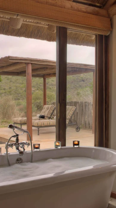 Kwandwe Great Fish River Lodge suite bathroom