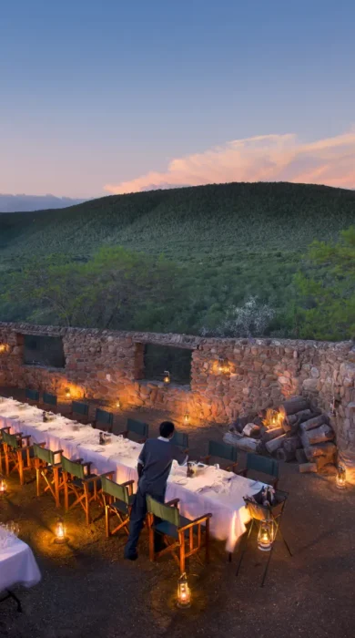 Kwandwe Great Fish River Lodge boma