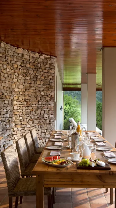 Kwandwe Melton terrace dining