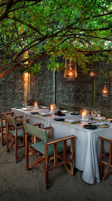 Dining, Phinda Forest, Phinda, South Africa