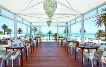 dining area sea view bay hotel south africa