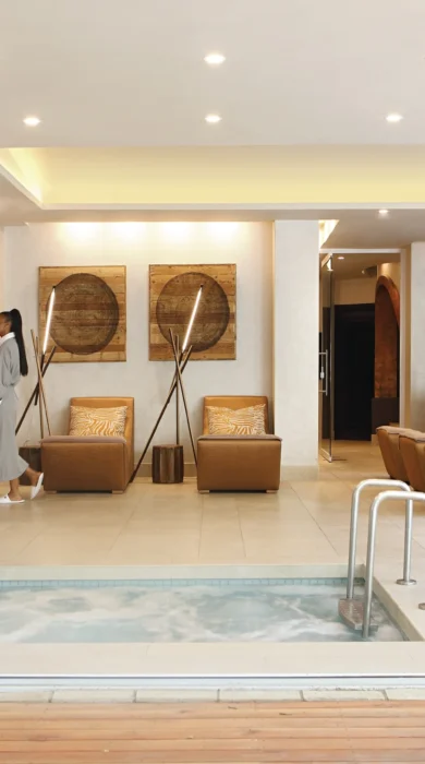 spa pool, the saxon hotel, johannesburg, south africa