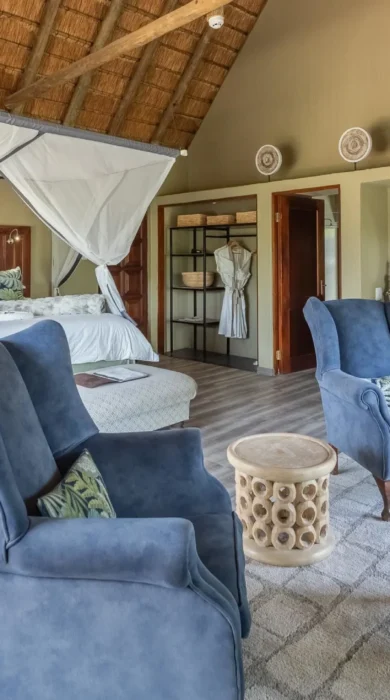 Main Bedroom, Kambaku River Sands, Timbivati, South Africa
