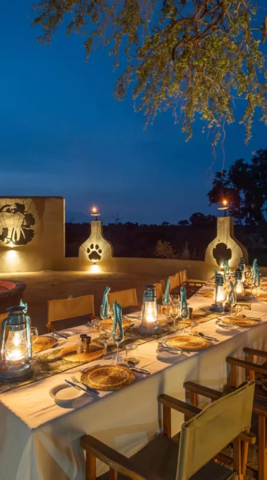 Boma Dinner, Kambaku River Sands, Timbivati, South Africa