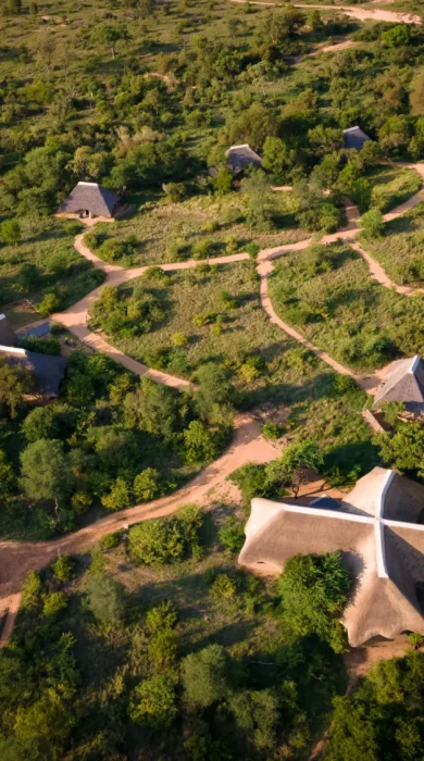 Aerial, Kambaku River Sands, Timbivati, South Africa