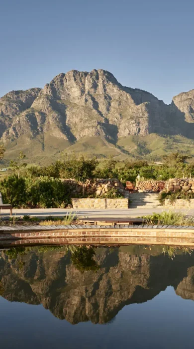 retreat pool, boschendal, the winelands, south africa