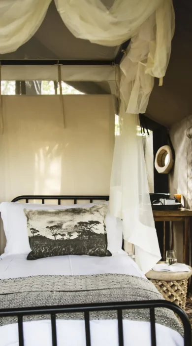 twin room, simbavati trails camp, timbavati, south africa
