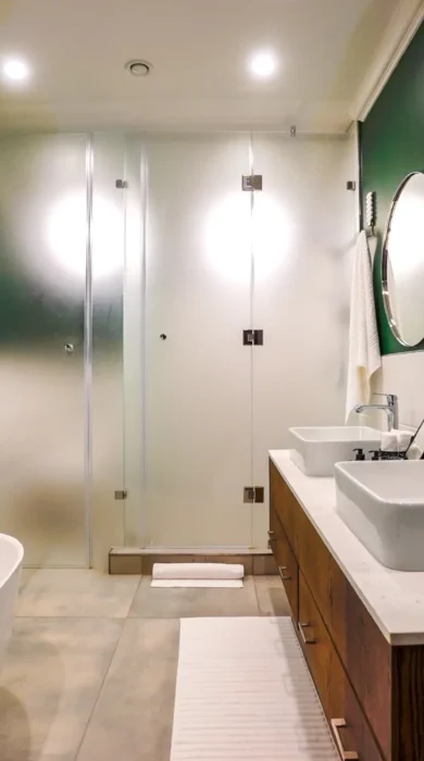 bathroom, sanctuary mandela, johannesburg, south africa