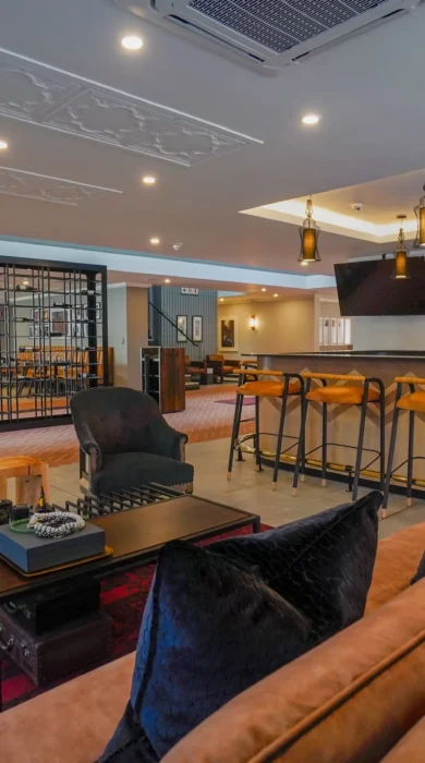 lounge area, sanctuary mandela, johannesburg, south africa