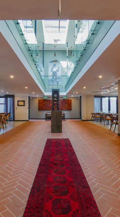 lobby, sanctuary mandela, johannesburg, south africa