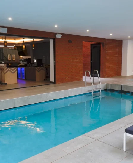 pool area, sanctuary mandela, johannesburg, south africa